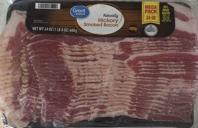 Hickory Smoked Bacon, Hickory Smoked