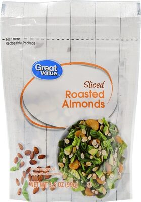 Dry Roasted Sliced Almonds Salad Topper, Dry Roasted