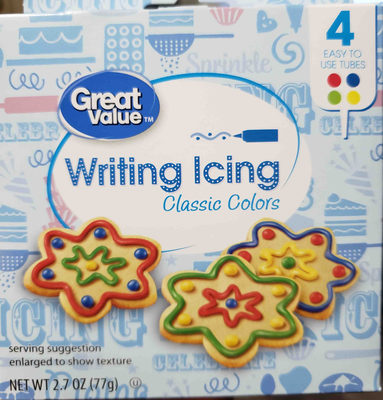 Writing Icing, Classic Colors