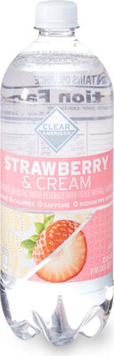 Strawberries & Cream Flavored Sparkling Water Beverage, Strawberries & Cream