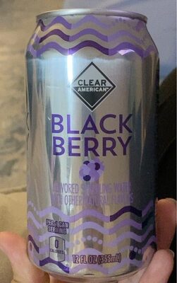 Black Berry Flavored Sparkling Water, Black Berry