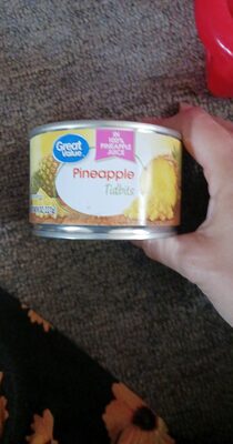Pineapple Tidbits In Pineapple Juice, Pineapple Juice