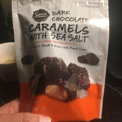 Dark Chocolate Caramels With Sea Salt, Dark Chocolate With Sea Salt