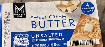 Unsalted Sweet Cream Butter, Unsalted
