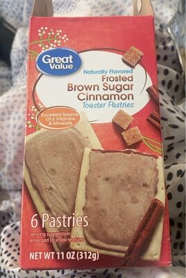Frosted Brown Sugar Cinnamon Toaster Pastries, Frosted Brown Sugar Cinnamon