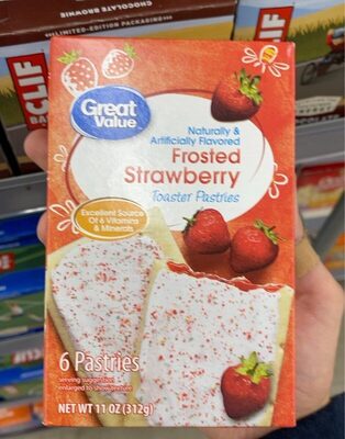 Frosted Strawberry Flavored Toaster Pastries, Frosted Strawberry