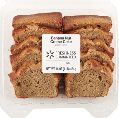 Banana Nut Sliced Loaf Cake, Banana Nut