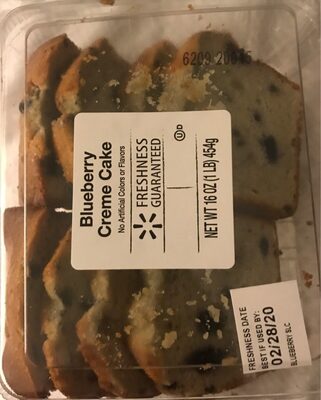 Blueberry Sliced Loaf Cake, Blueberry