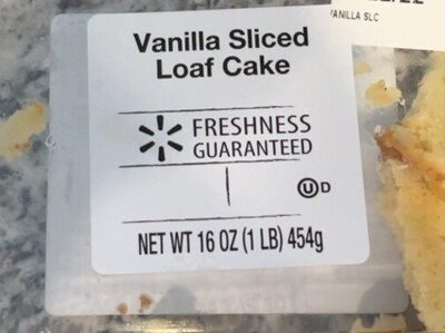 Vanilla Sliced Loaf Cake, Vanilla