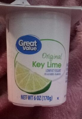 Key Lime Original Lowfat Yogurt, Key Lime