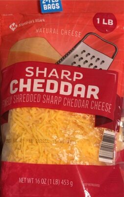 Sharp Cheddar Finely Shredded Cheese, Sharp Cheddar