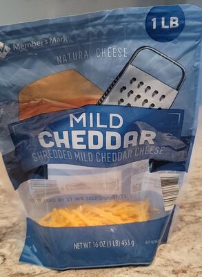 Mild Cheddar Shredded Natural Cheese, Mild Cheddar