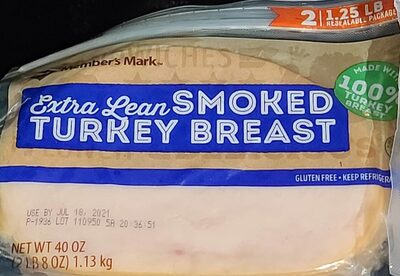 Extra Lean Smoked Turkey Breast, Smoked Turkey