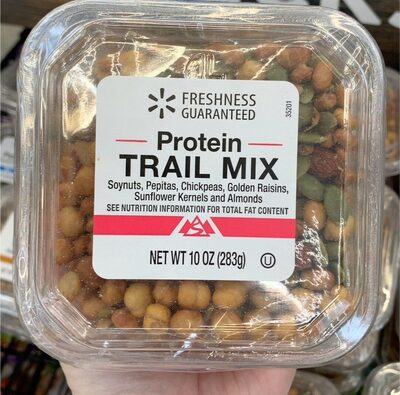 Protein Soynuts, Pepitas, Chickpeas, Golden Raisins, Sunflower Kernels And Almonds Trail Mix, Protein