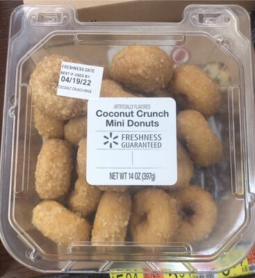 Coconut Crunch Mini Donuts, Coconut Crunch