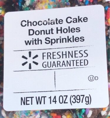 Chocolate Donut Holes With Sprinkles, Chocolate With Sprinkles
