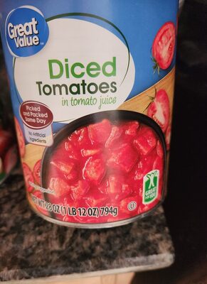 Diced Tomatoes In Tomato Juice, Tomato Juice