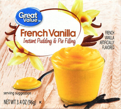 French Vanilla Instant Pudding & Pie Filling, French Vanilla