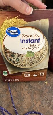 Natural Whole Grain Instant Brown Rice