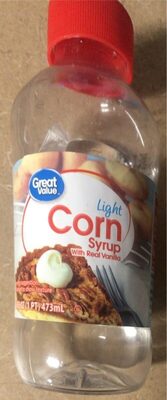Light Corn Syrup With Vanilla Extract, Light With Vanilla Extract