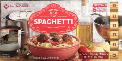 Enriched Macaroni Product, Spaghetti