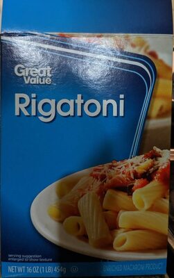 Enriched Macaroni Product, Rigatoni