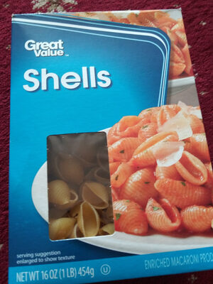 Enriched Macaroni Product, Shells