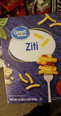 Enriched Macaroni Product, Ziti