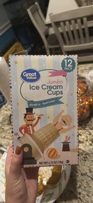Jumbo Ice Cream Cups, Jumbo
