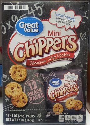 Chocolate Chip Mini Chippers Cookies, Chocolate Chip