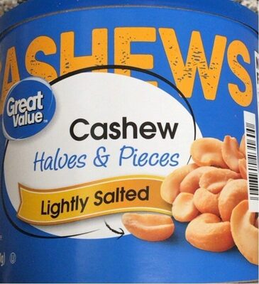 Lightly Salted Cashews Halves & Pieces, Lightly Salted