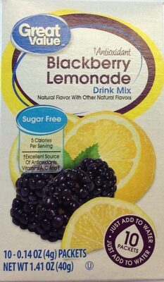 Blackberry Lemonade Antioxidant Drink Mix, Blackberry Lemonade