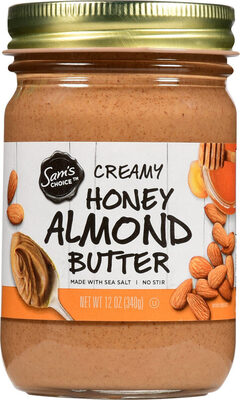 Creamy Honey Almond Butter, Creamy Honey