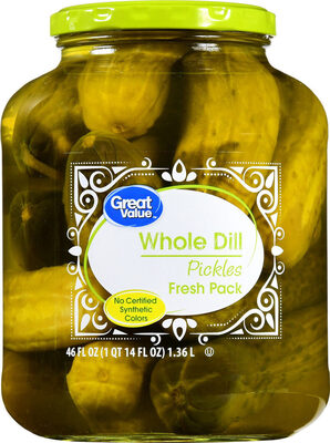 Dill Whole Pickles, Dill