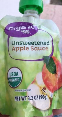 Unsweetened Organic Applesauce, Unsweetened
