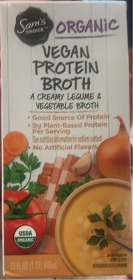 A Creamy Legume & Vegetable Vegan Protein Broth, A Creamy Legume & Vegetable
