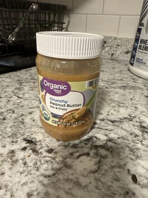 Crunchy Organic Stir Peanut Butter, Crunchy