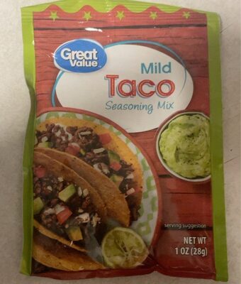 Mild Taco Seasoning Mix, Mild Taco