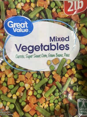 Mixed Vegetables Carrots, Green Beans, Sweet Corn, Peas, Mixed Vegetables