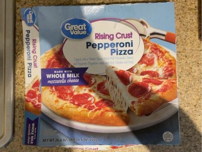 Pepperoni Topped With Tomato Sauce, Whole Milk Mozzarella Cheese & Pepperoni Rising Crust Pizza, Pepperoni