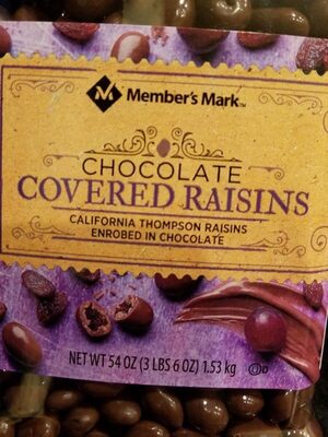 Milk Chocolate Covered Raisins, Milk Chocolate