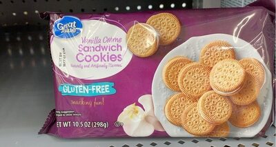 Vanilla Flavored Creme Sandwich Cookies, Vanilla