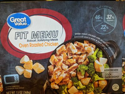 Oven Roasted Chicken White Meat Chicken With Diced Red Skin Potatoes, Broccoli And A Wine & Herb Sauce Fit Menu, Oven Roasted Chicken