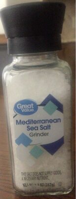 Mediterranean Sea Salt Grinder, Mediterranean