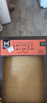 Smoked And Flame Roasted Salmon Slices, Flame Roasted
