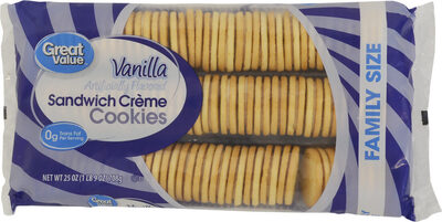 Vanilla Sandwich Creme Cookies, Vanilla
