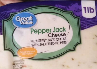 Pepper Jack Monterey Jack Cheese With Jalapeno Peppers, Pepper Jack