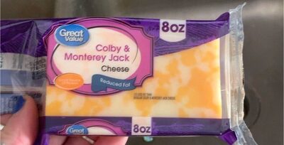 Colby & Monterey Jack Reduced Fat Cheese, Colby & Monterey Jack