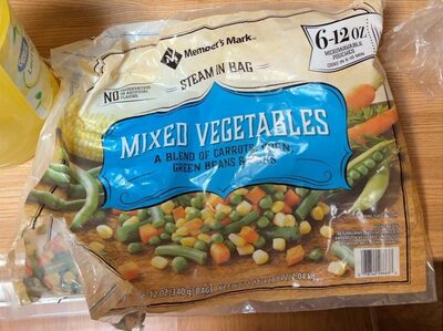 Mixed Vegetables A Blend Of Carrots, Corn, Green Beans & Peas, Mixed Vegetables