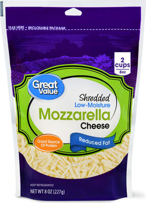 Mozzarella Shredded Reduced Fat Low-Moisture Part-Skim Cheese, Mozzarella